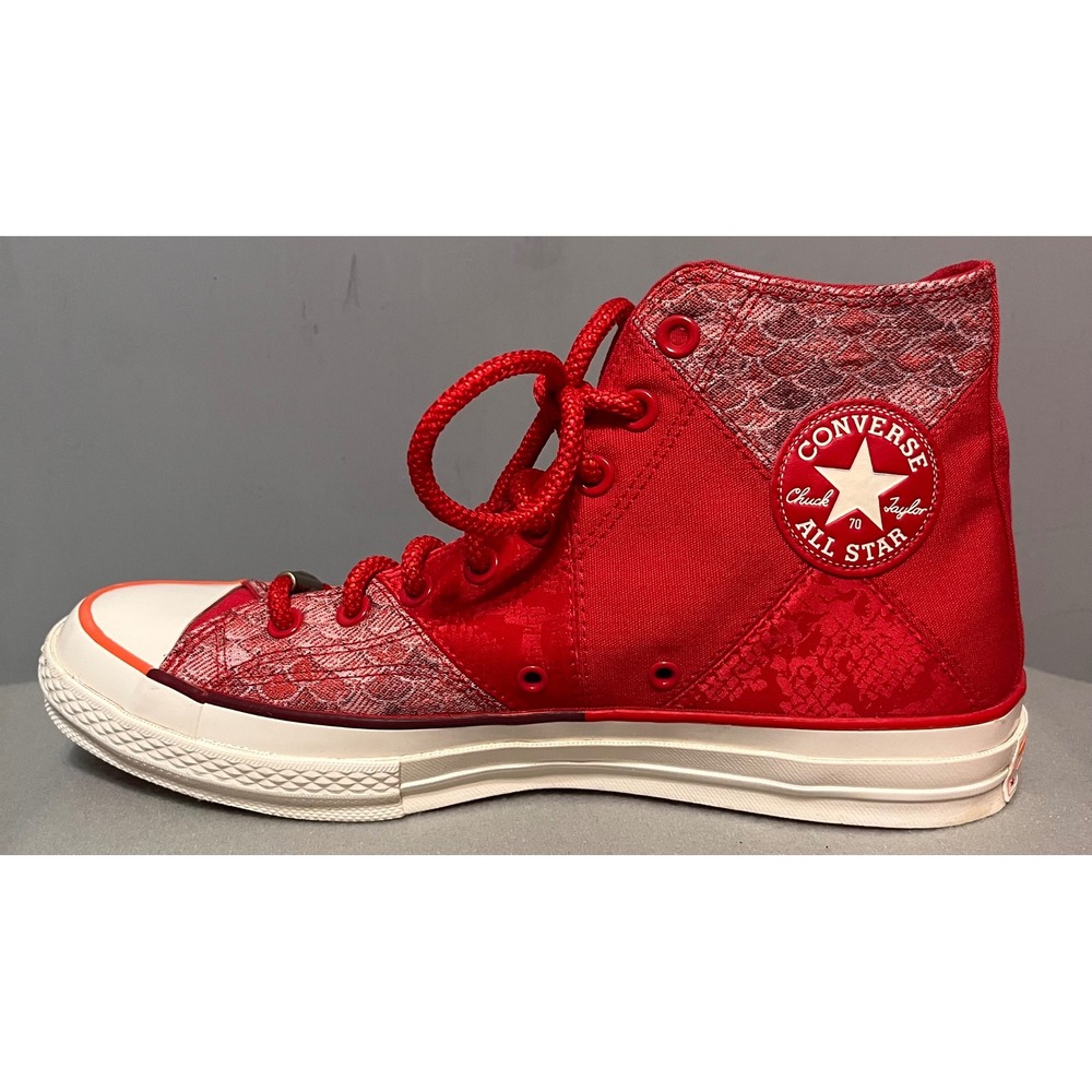 Converse Chuck 70 Red Patchwork High Chinese Luna… - image 5